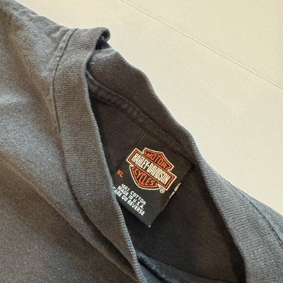 Vintage Y2K Harley Davidson 2003 Tie Dye Stone Mountain Georgia Size XL Tee - Picture 3 of 8